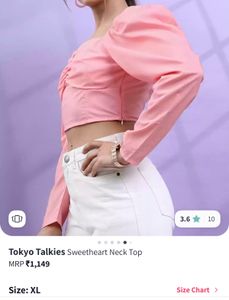 Pink Sweetheart Top New