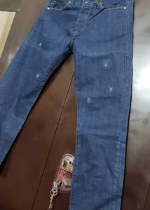 Blue Jeans Denim For Girl Or Woman 32 Waist