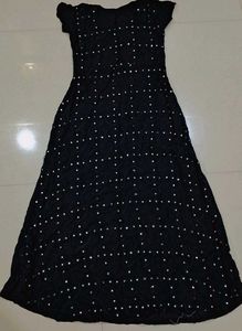 Elegant black Embellished Dress