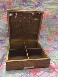 Wooden Pierced Box