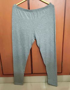 LAASA SPORTS Grey Cotton Leggings