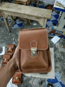 Leather Unisex Crossbody Bag