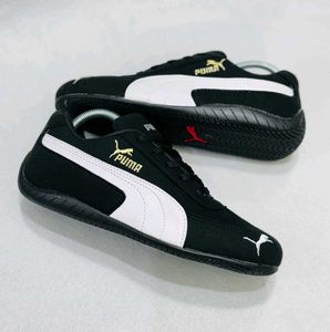 Puma Speed Cat Black White Sneakers