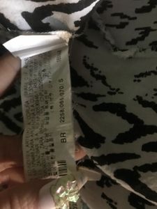 Zara Basic Animal Print Shirt
