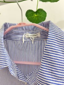 Striped Button-Down Shirt