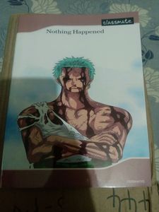 Classmate Anime Notebook Customized Single Line