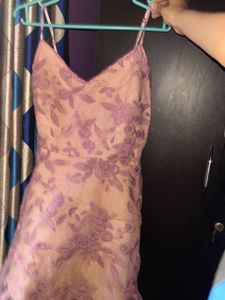 Floral Lace Mini Dress