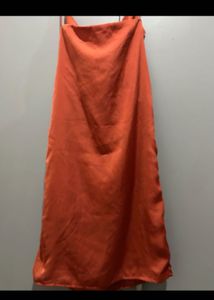 Orange Slip Dress