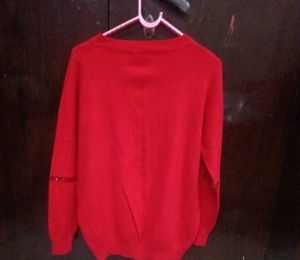 Red Knit Sweater