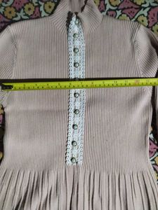 Elegant Winter Knit Maxi Dress