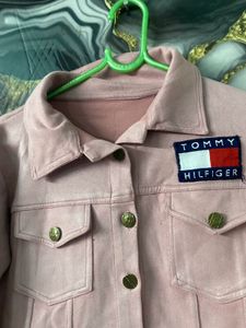 Tommy Hilfiger Pink Suede Jacket