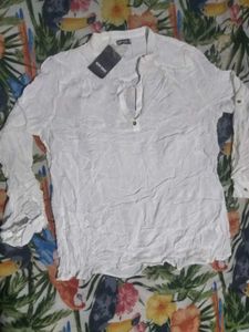 White Long Sleeve Top