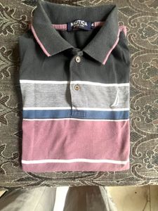 Nautica Color Block Polo Shirt