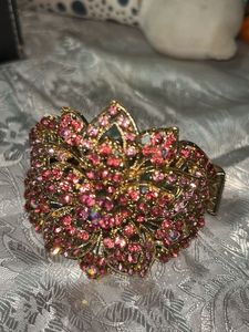 Pink Diamond Kada Or Bracelet