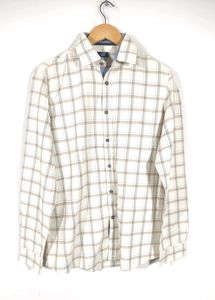 SDW Cream Checks Buttons Down Shirt (Men&#39;s)