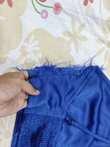 Blue Studded Top