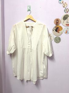 Honeysuckle White Women Kurta Top