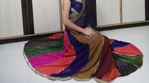 Only Colour Ful Lehnga Or Skirt