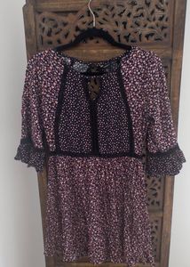 Once Used Forever 21 Bohemian Mini Dress
