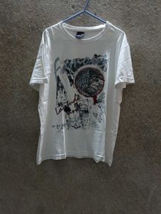 Graphic Print White T-Shirt