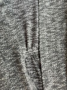 Gray Open Front Cardigan