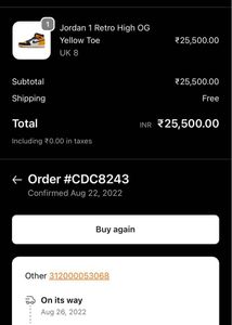 Nike Air Jordan 1 High Yellow Bred Toe