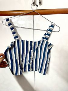 Striped blue co ord set