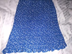 Blue Floral Mini Dress 👗