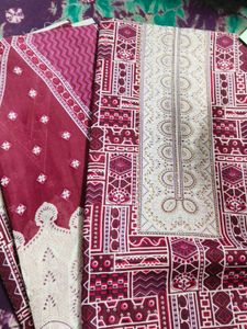 Mix Cotton Material Purple 💜