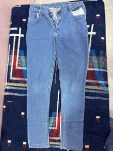 Stylish Light Wash Denim Jeans