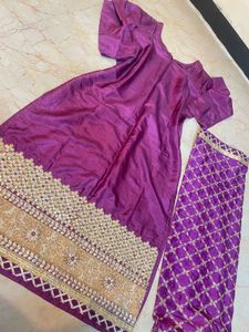 purple dress set