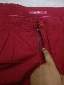 Maroon hot pants