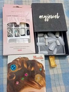 Nail sets & hair accessories