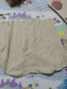 Beige Button-Up Cardigan