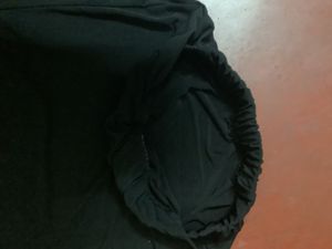 Slinky Black Long Skirt