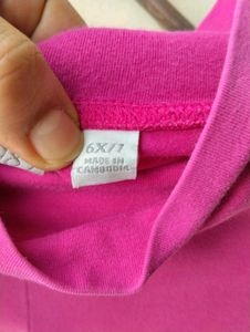 Hot Pink Color Pants