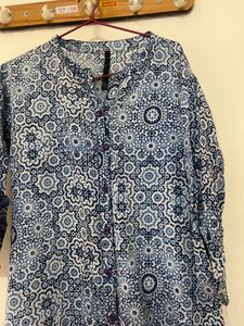 Simple Front Open Kurta