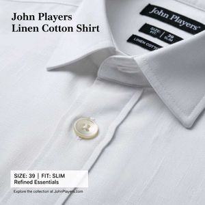 White Linen Cotton Shirt
