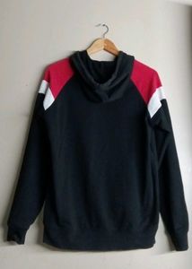 Star Polo Men’s Black Hoodie Sweatshirt – Size L