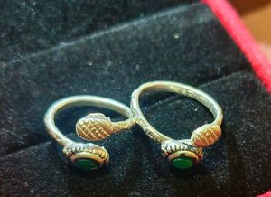 pure silver Toe rings