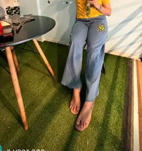 High Raise Straight Jeans
