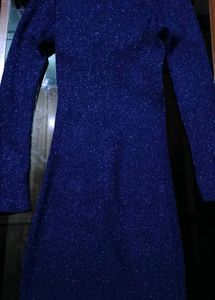 Sparkly Blue Mini Dress