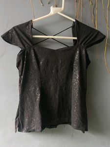 Sparkly Black Top