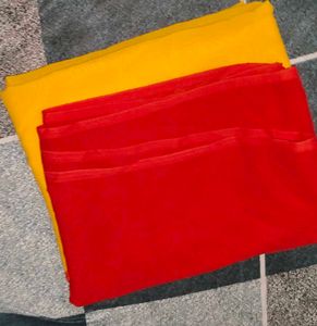 Red &amp; Yellow Saree