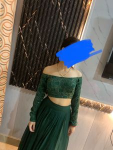 B’ful Off Shoulder Lehanga🦚🍀🎀