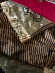 Embroidery Jute Saree