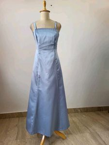 Elegant Blue Maxi Dress