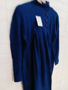 Elegant Navy Blue Dress