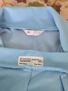 Kotty  Blue Formal Co-ord Set