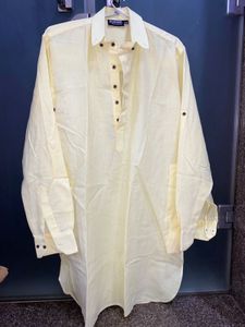 Premium 3 Pcs Mehendi/Haldi Men Kurta Jacket Pant